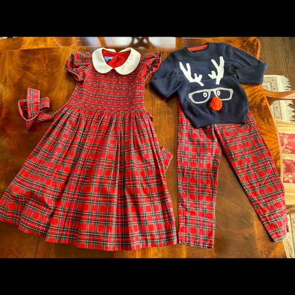 Anavini Holiday Plaid Dress- 10y - Picture 7 of 7